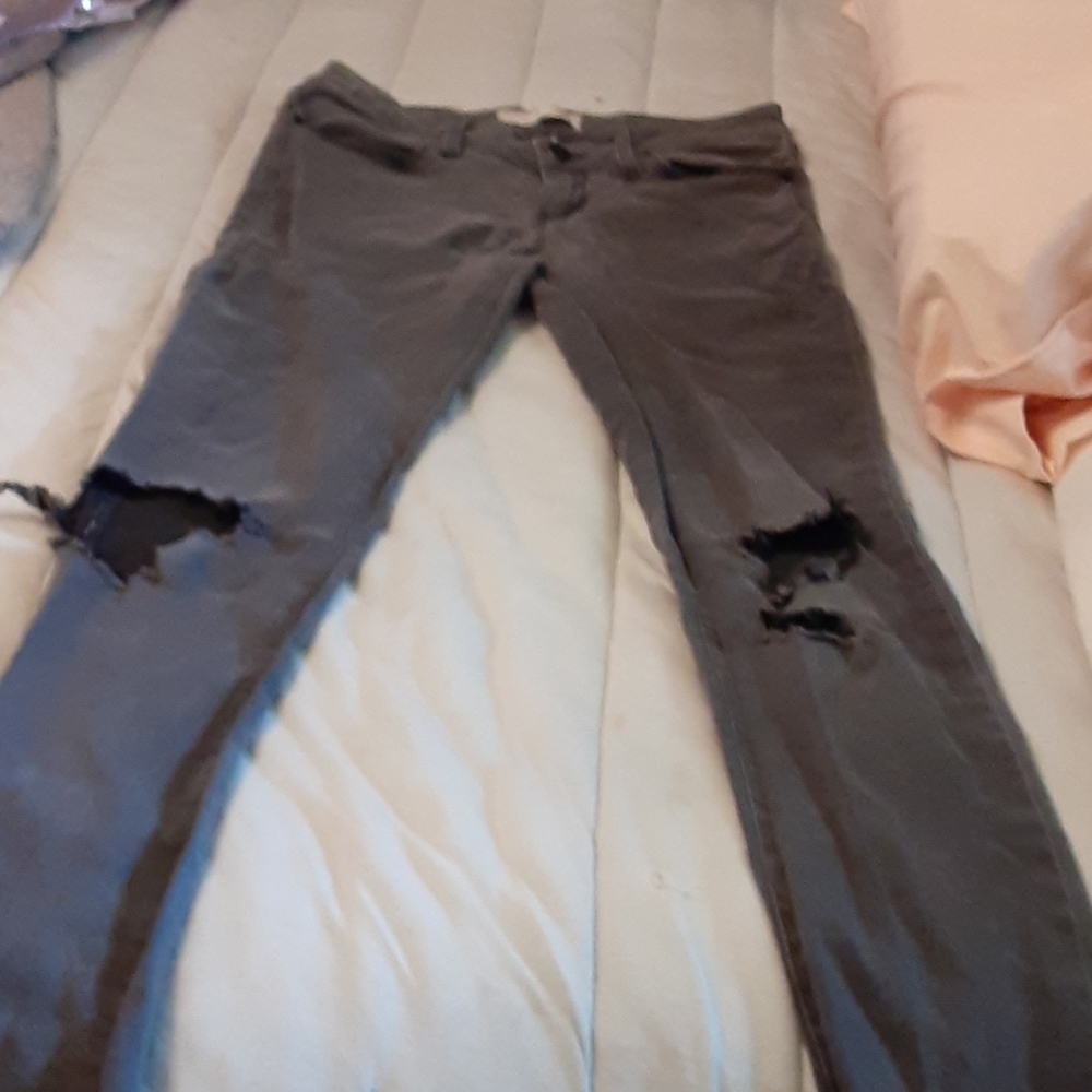 Distressed jeans
